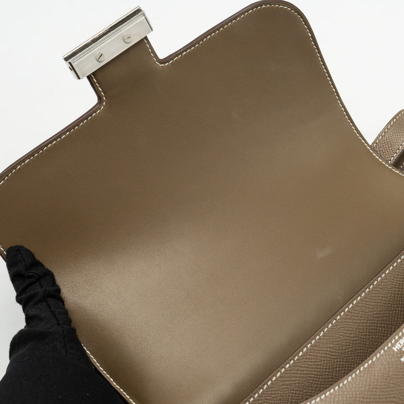 Hermes Constance 24 Epsom Etoupe SHW Stamp Z