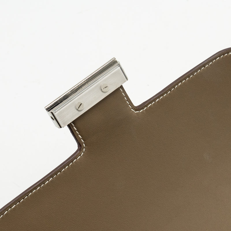 Hermes Constance 24 Epsom Etoupe SHW Stamp Z