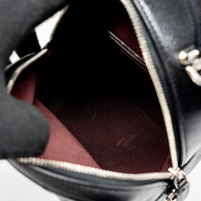 Chanel 24c Mini Backpack/Crossbody Bag Caviar Black SHW(Microchip)
