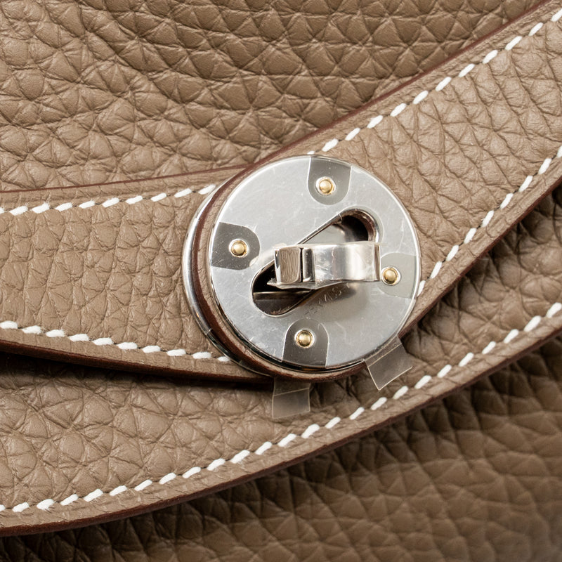 Hermes Lindy 26 Clemence Etoupe SHW Stamp U