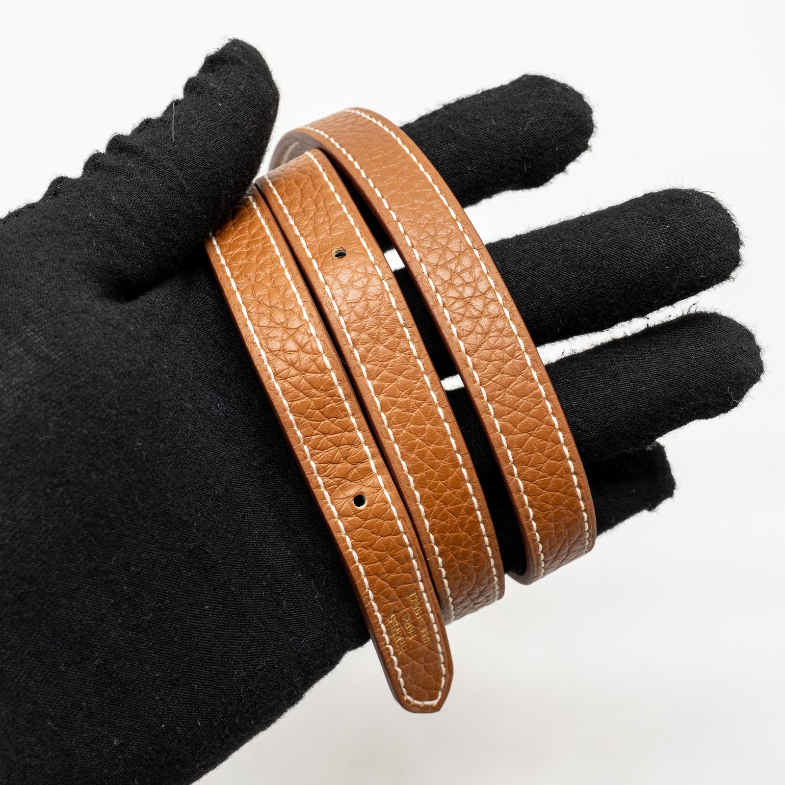 Hermes Halzan 25 clemence gold GHW stamp B