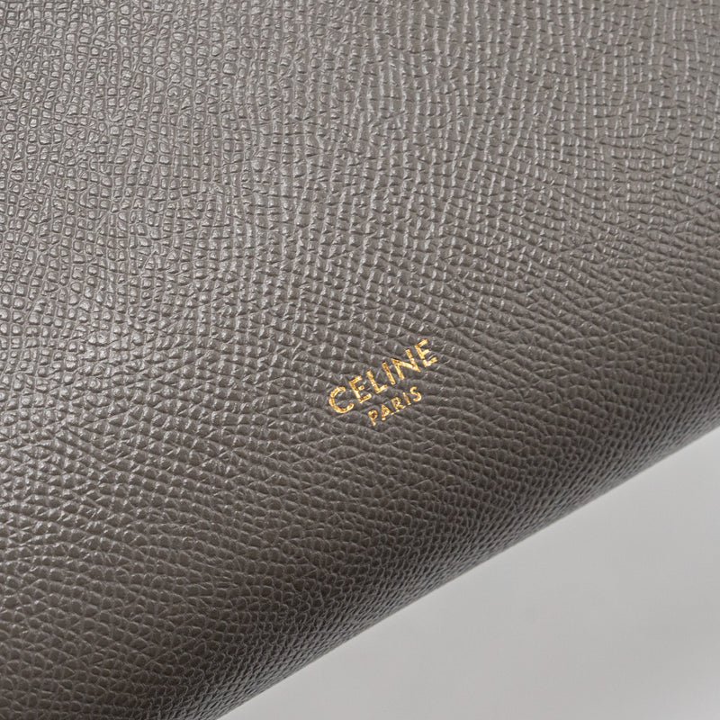 Celine Micro Belt Bag Grained Calfskin Grey GHW