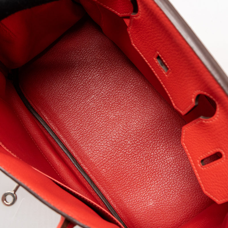 Hermes birkin 30 togo rose Jaipur SHW stamp T