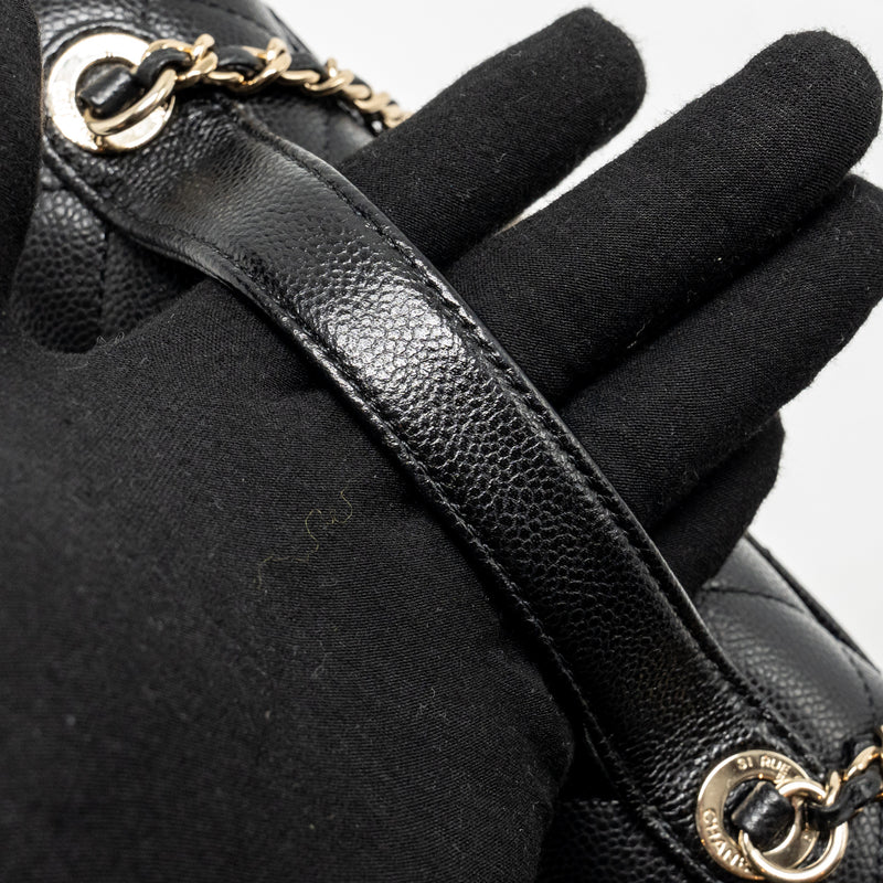 Chanel Small Business Affinity Caviar Black LGHW