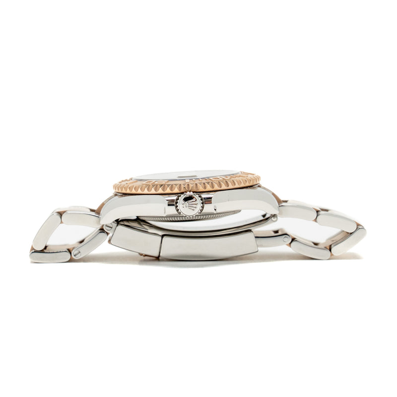 Rolex Yacht-Master 37 Oystersteel, Everose Gold Intense Black Dial Oyster Bracelet Model: 268621