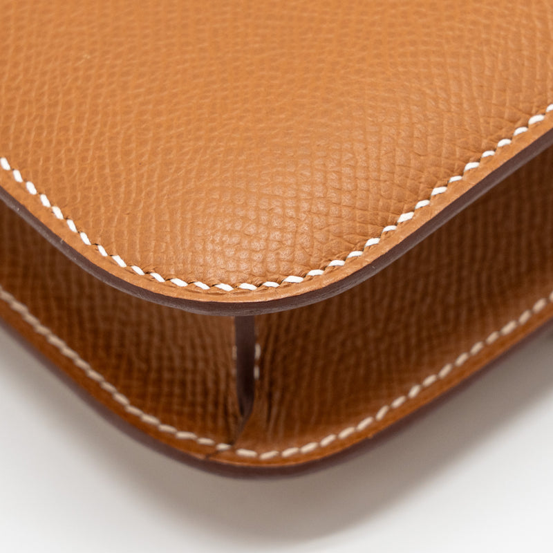 Hermes Constance Elan Epsom Gold SHW Stamp K