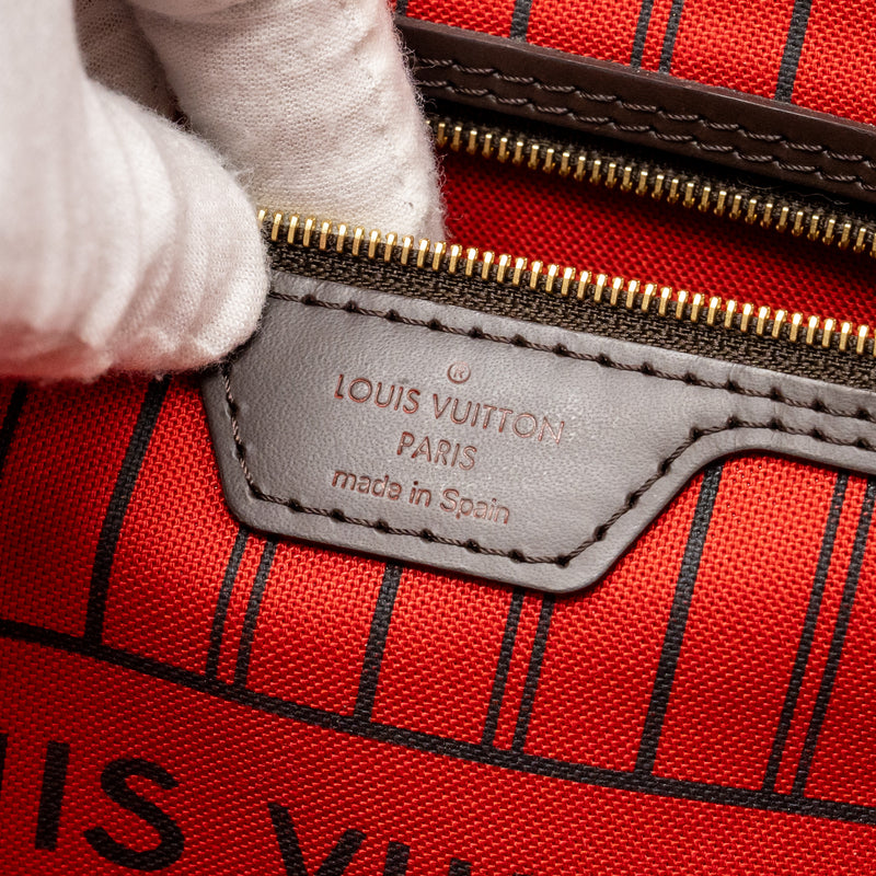 Louis Vuitton Neverfull MM Damier Ebene Canvas GHW