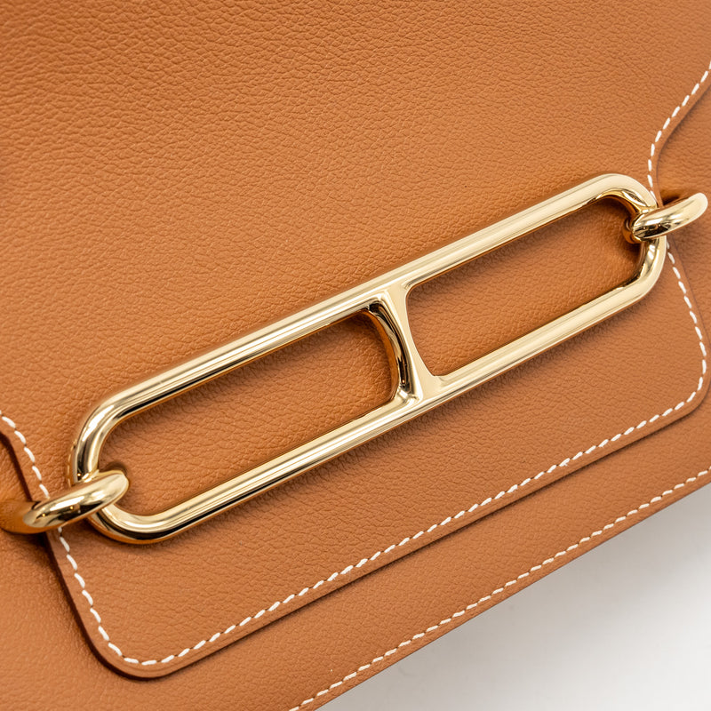 Hermes Roulis 23 Evercolor Gold GHW Stamp C