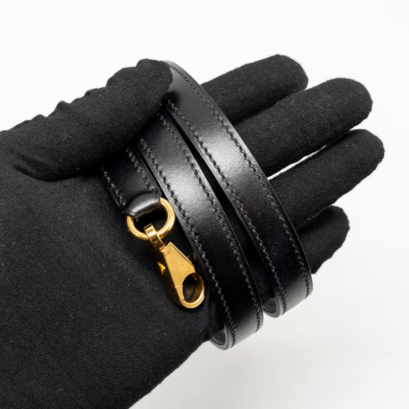 Hermes Vintage Kelly 32 Box Black GHW Stamp Square I