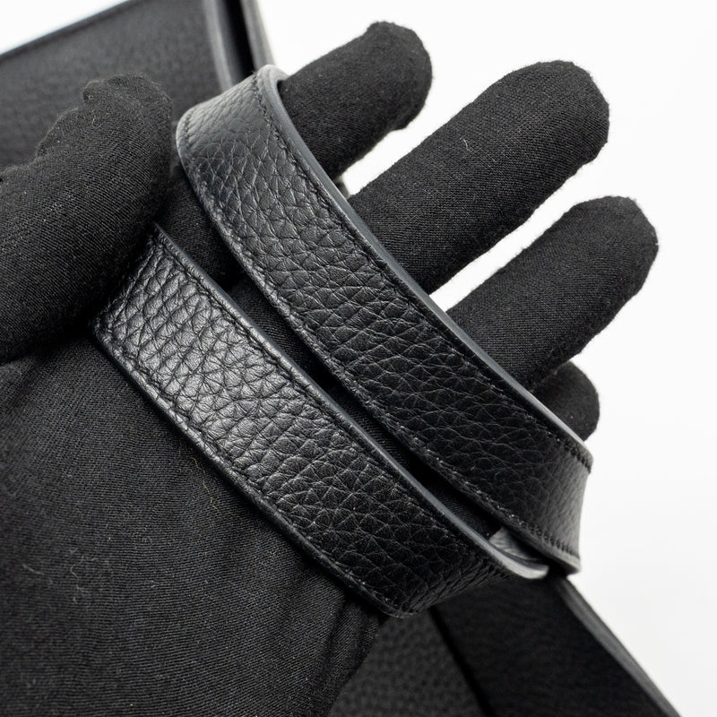Hermes Halzan 31 Clemence Black GHW Stamp B