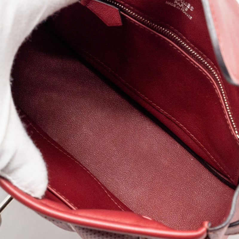 Hermes Berline Mini Swift K1 Rouge Grenat SHW Stamp X
