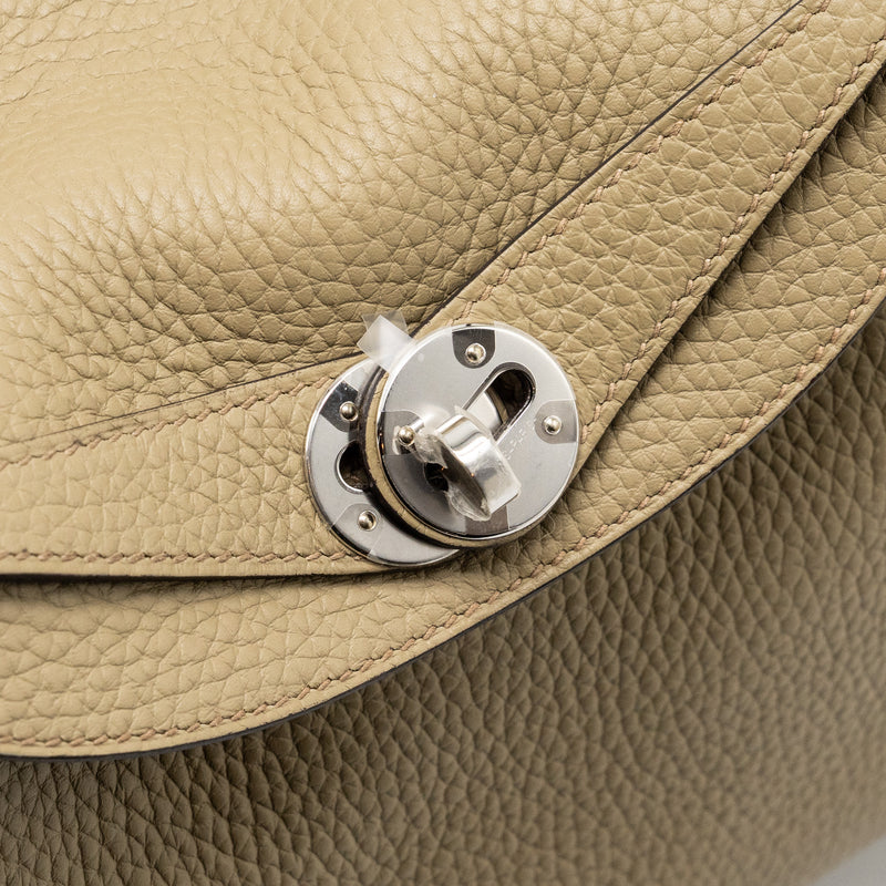 Hermes Lindy 26 Clemence 8Q Beige Marfa SHW Stamp W