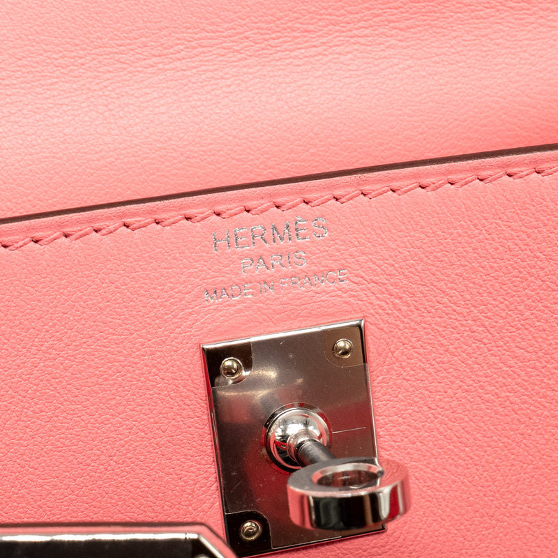 Hermes Kelly 25 Swift Rose Ete SHW stamp Y