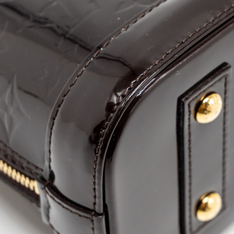 Louis Vuitton Alma BB Patent Leather Amatante GHW