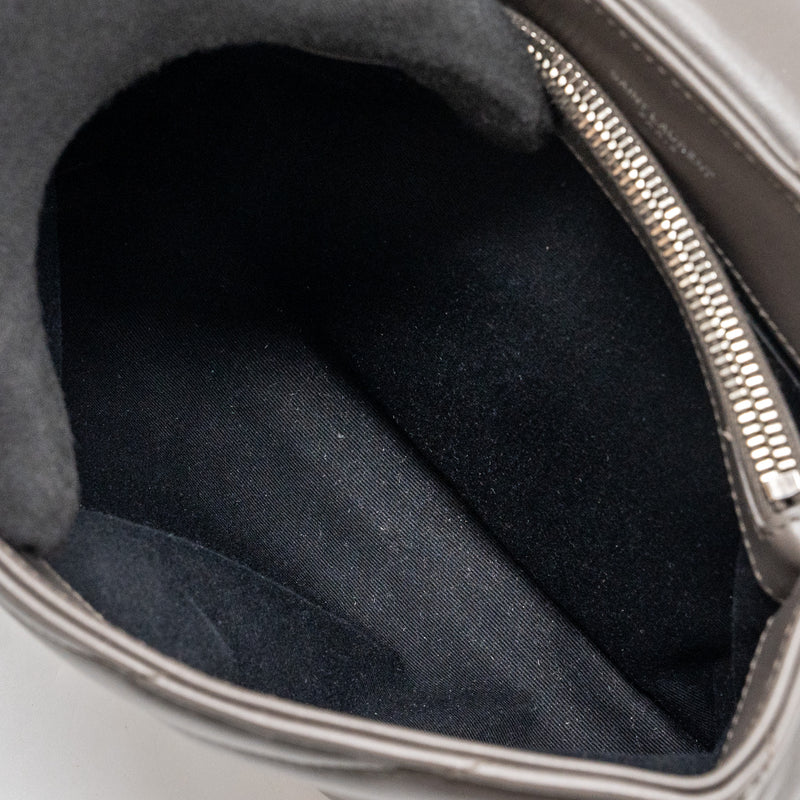 Saint Laurent/YSL Small Lou Lou Bag Calfskin Dark Grey SHW