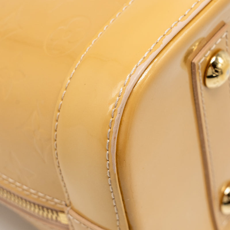 Louis Vuitton Alma PM Monogram Vernis Leather Rose Florentin GHW