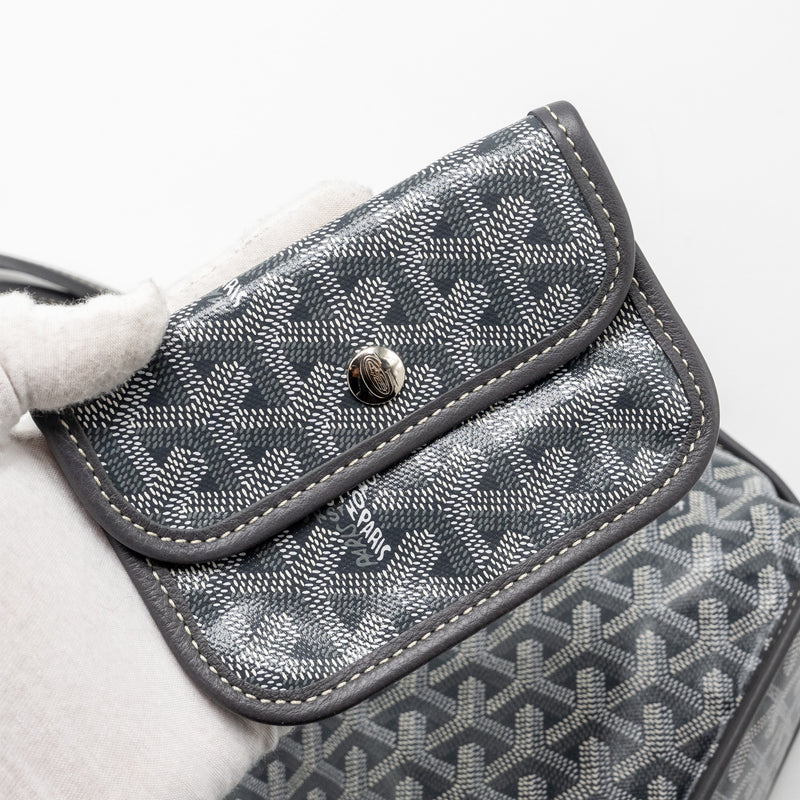 Goyard Mini Anjou Tote Bag Goyardline Canvas/Calfskin Grey SHW