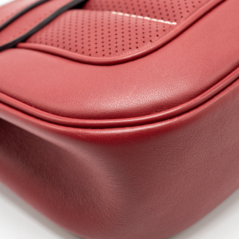 Hermes Berline Mini Swift K1 Rouge Grenat SHW Stamp X