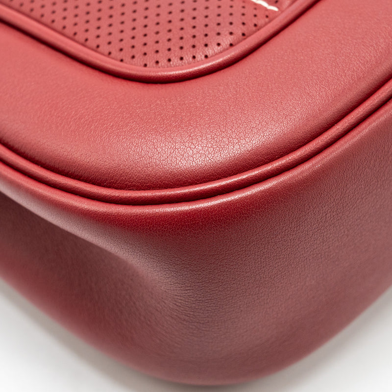 Hermes Berline Mini Swift K1 Rouge Grenat SHW Stamp X