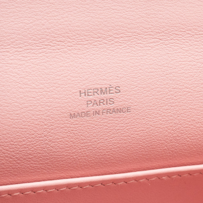 Hermes kelly Pochette swift 3Q Rose Sakura SHW Stamp Z
