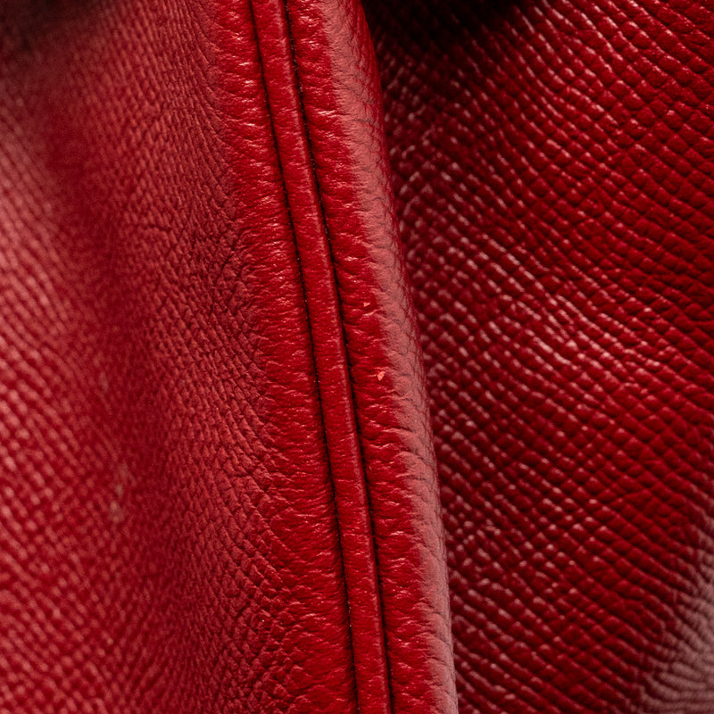 Hermes Birkin 30 Epsom Rouge Grenat GHW Stamp X