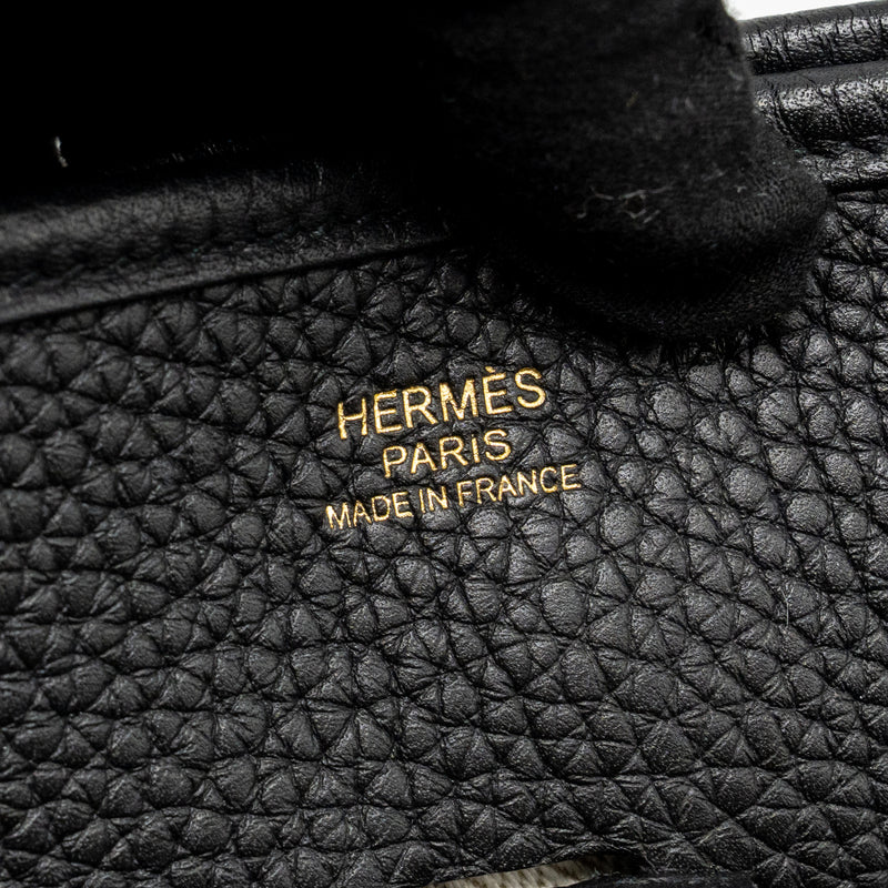 Hermes Evelyne 29 Clemence black GHW stamp Z