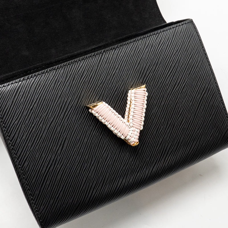 Louis Vuitton Twist MM EPI Black/Pink GHW
