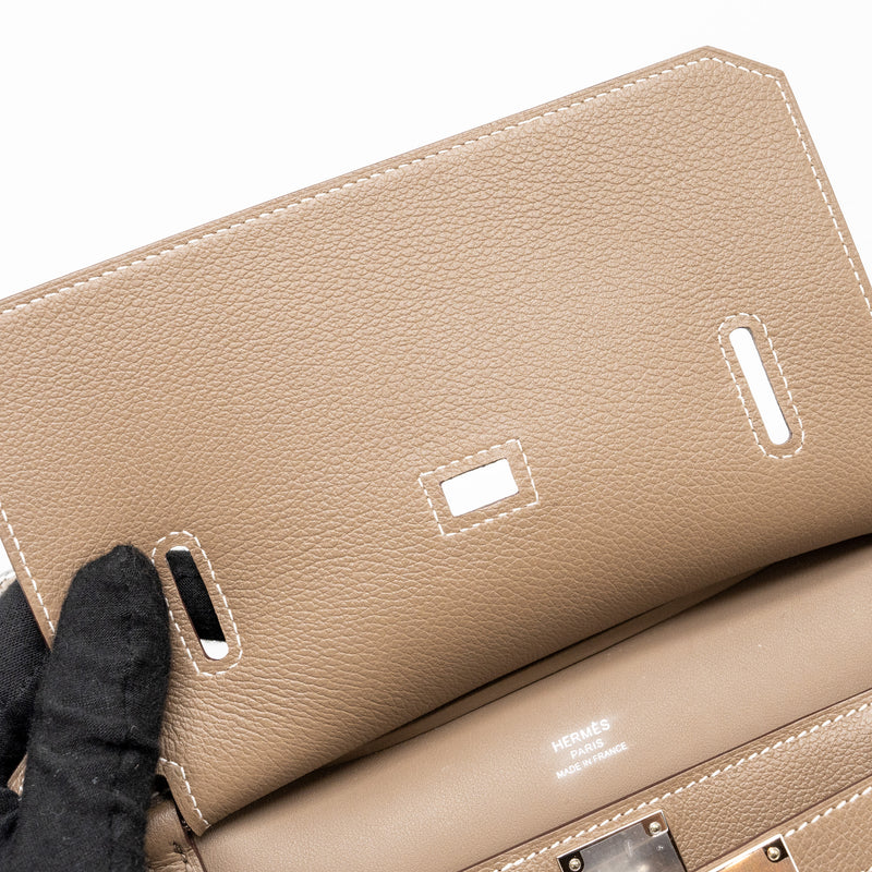 Hermes Mini Jypsiere Evercolor Etoupe SHW Stamp B