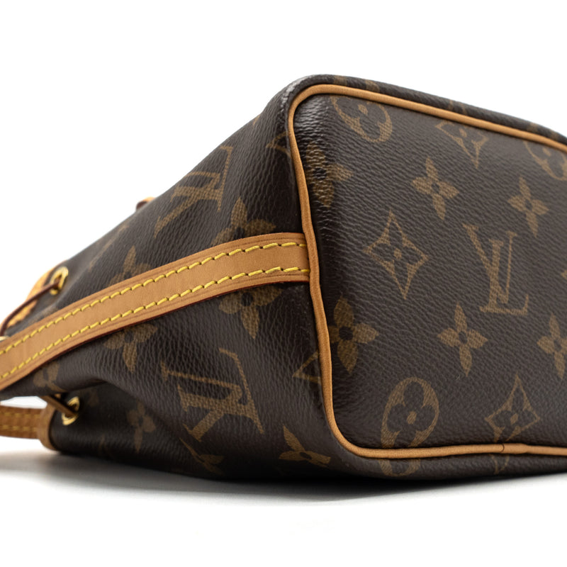 Louis Vuitton nano noe monogram canvas GHW