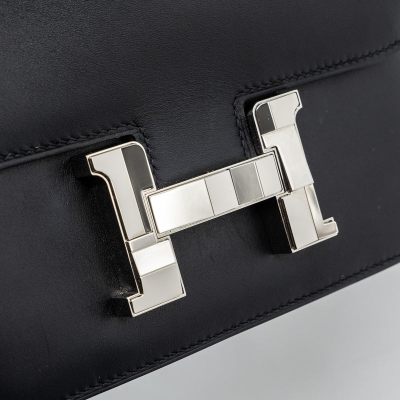 Hermes mini studio constance monsieur black SHW stamp Z