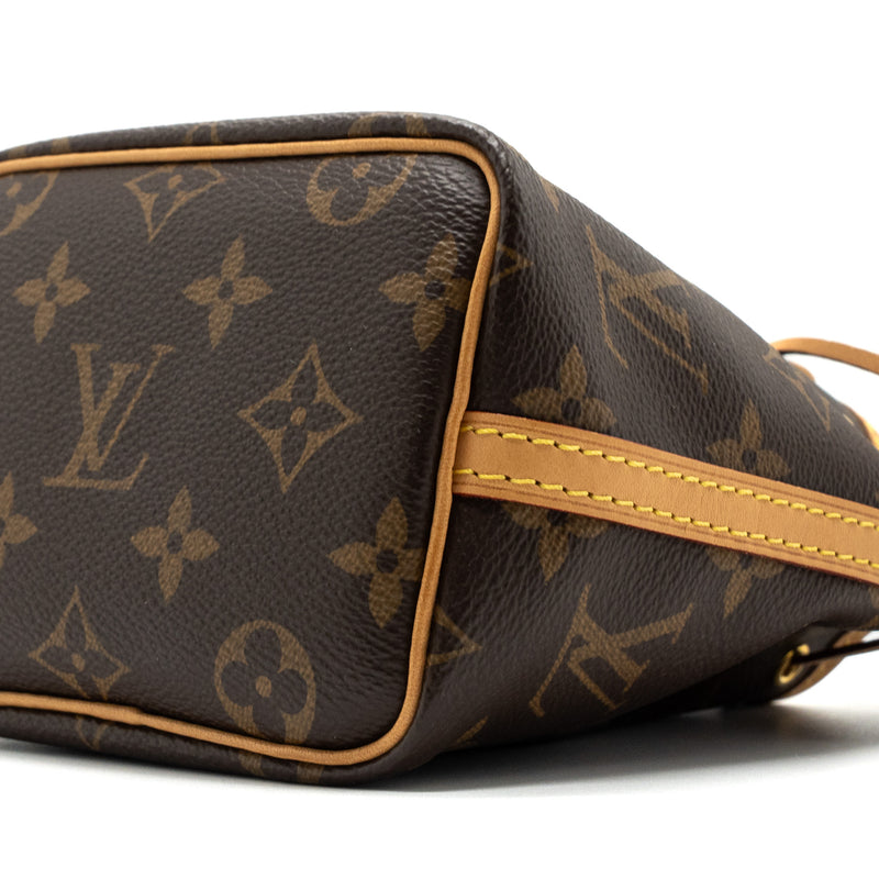 Louis Vuitton nano noe monogram canvas GHW