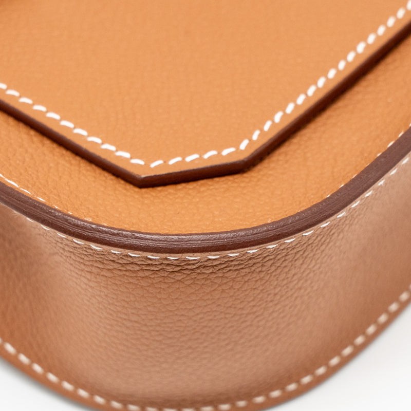 Hermes Mini Jypsiere Evercolor Gold SHW Stamp W
