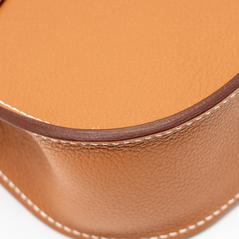 Hermes Mini Jypsiere Evercolor Gold SHW Stamp W