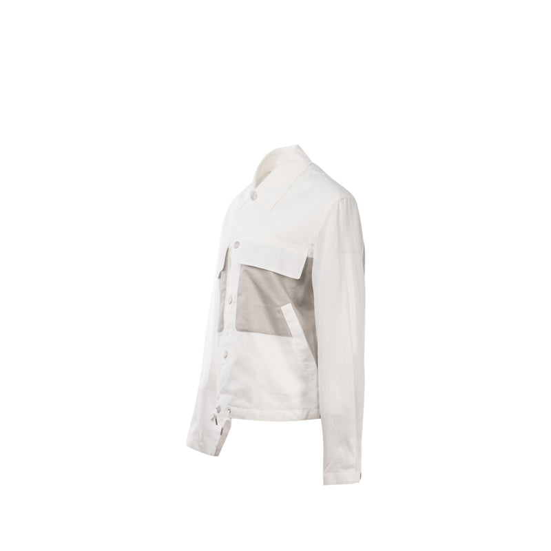 Hermes Size 44 Blouson Droit Jacket Ecume