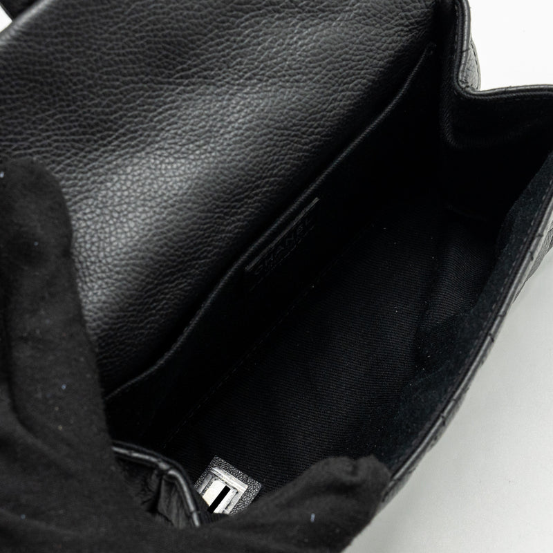 Chanel 2.55 reissue Belt bag grained calfskin black SHW