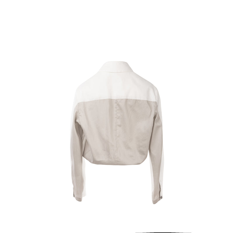 Hermes Size 44 Blouson Droit Jacket Ecume