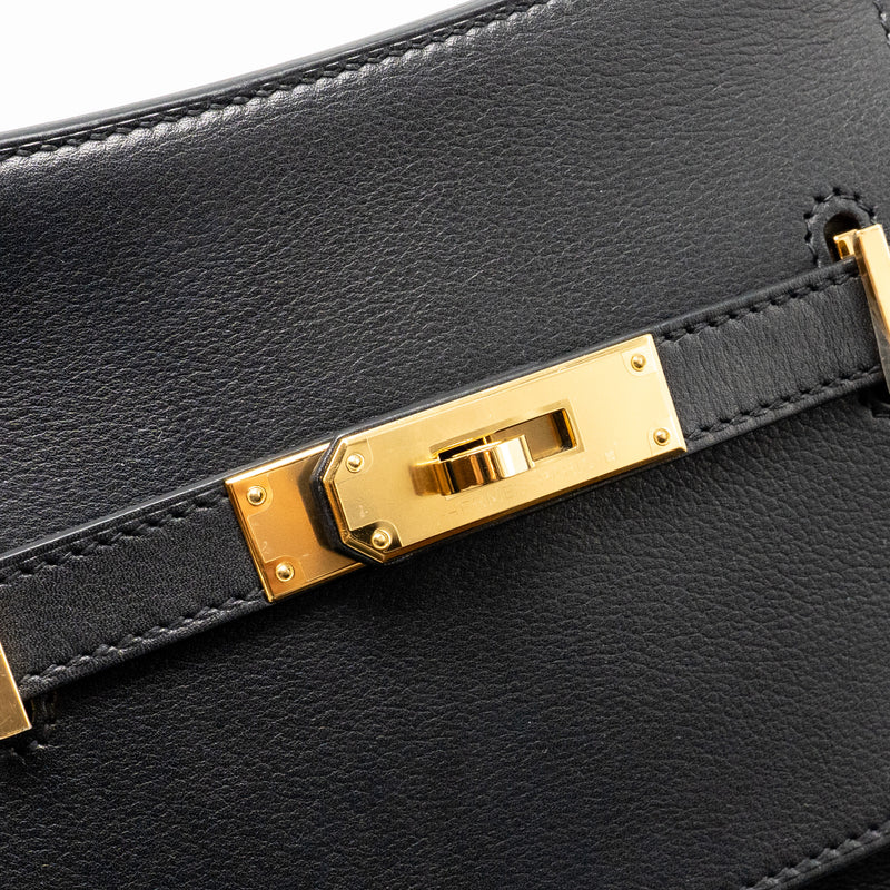 Hermes Mini Jypsiere Evergrain Black GHW Stamp B