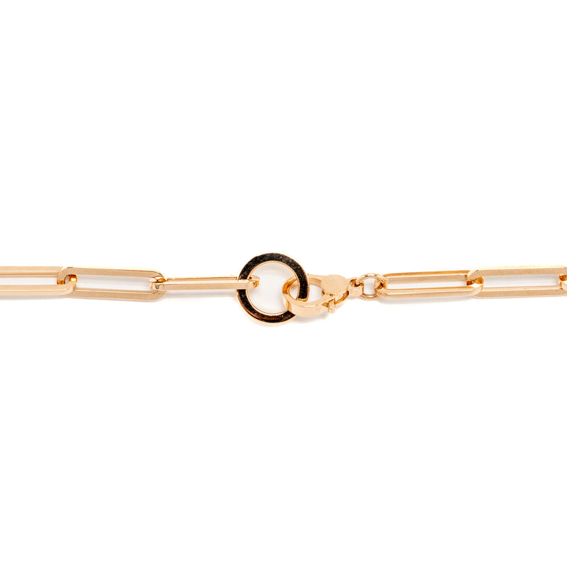 Hermes Kelly Chain Chocker/Double  Bracelet Rose Gold, Diamonds