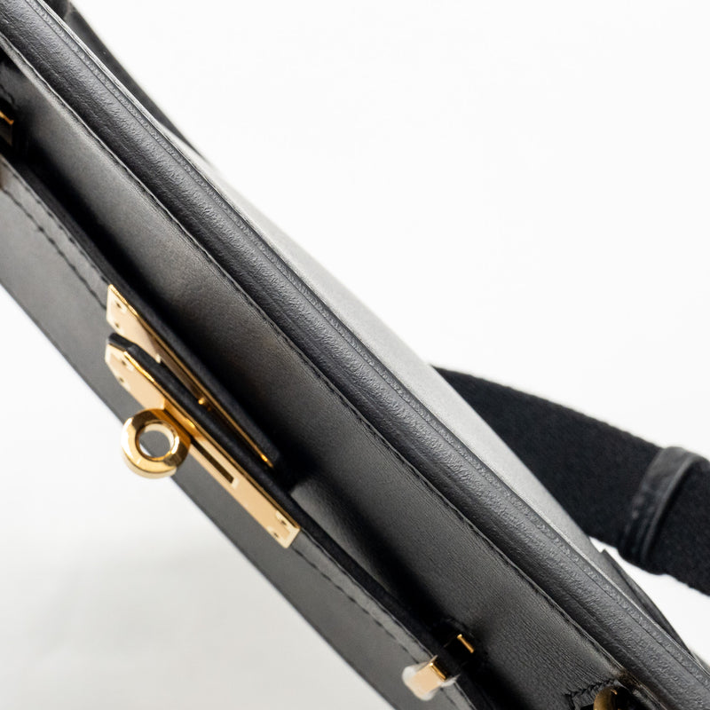 Hermes Mini Jypsiere Evergrain Black GHW Stamp B