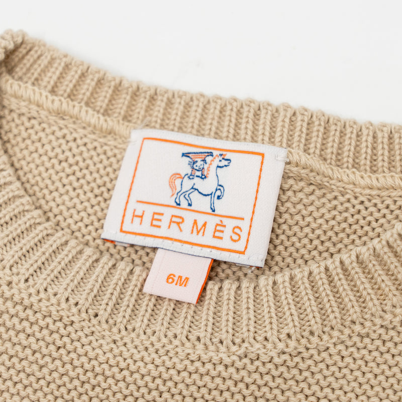 Hermes Cabriole Baby Gift Set Cashmere Biscuit