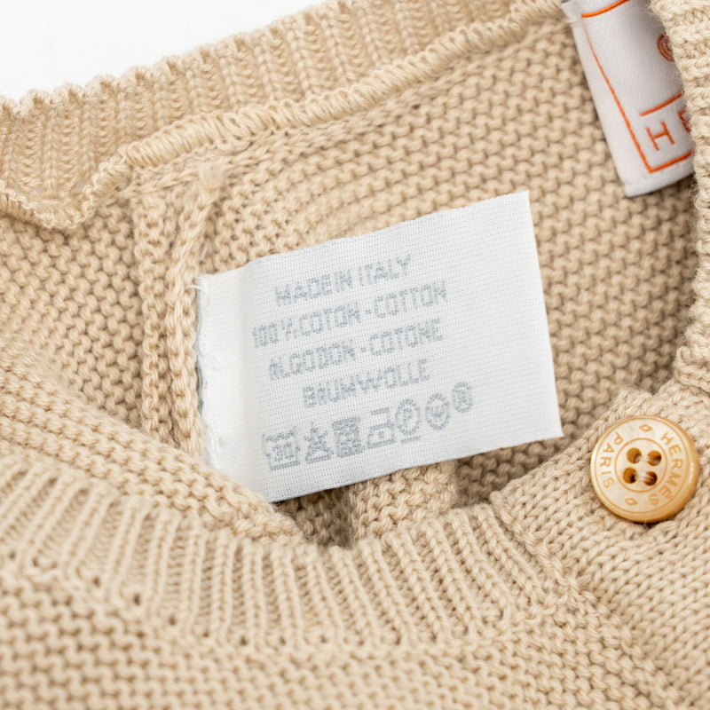 Hermes Cabriole Baby Gift Set Cashmere Biscuit