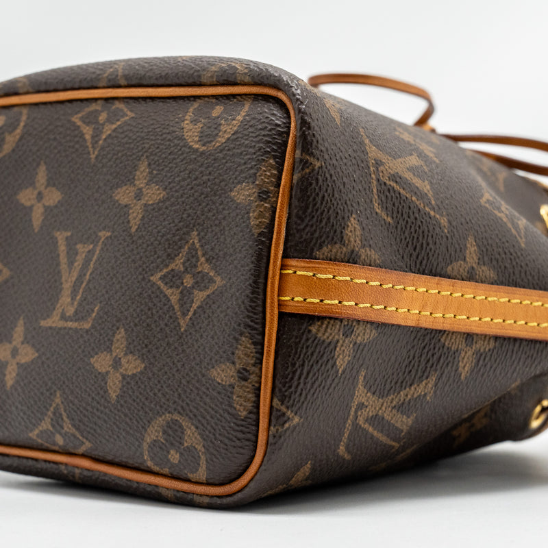 Louis Vuitton Nano Noe Monogram Canvas GHW