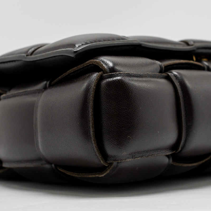 Bottega Veneta Padded Cassette Lambskin Brown GHW