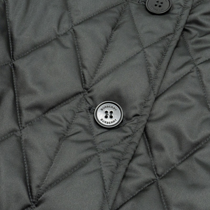 Burberry Size XS Quilted Jacket Polyester Black