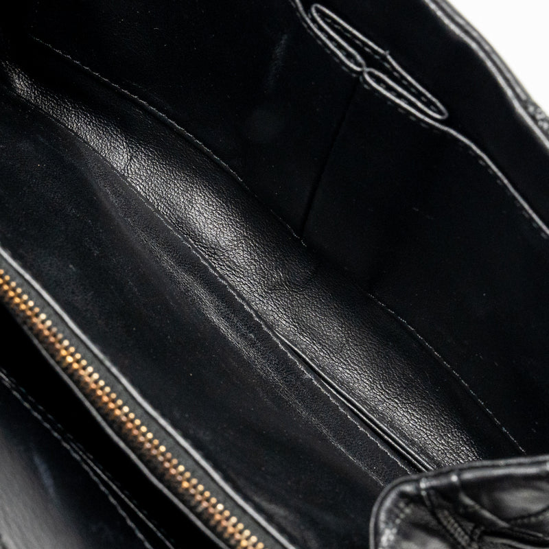 Chanel Thin City Flap Bag Lambskin Black GHW
