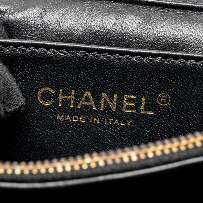 Chanel Thin City Flap Bag Lambskin Black GHW