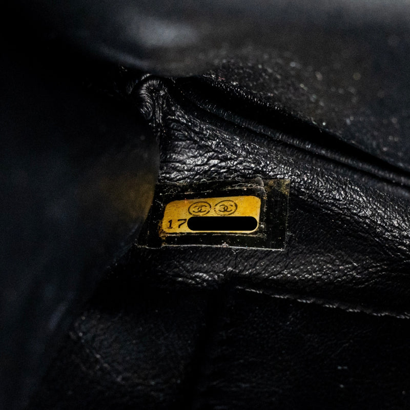 Chanel Thin City Flap Bag Lambskin Black GHW