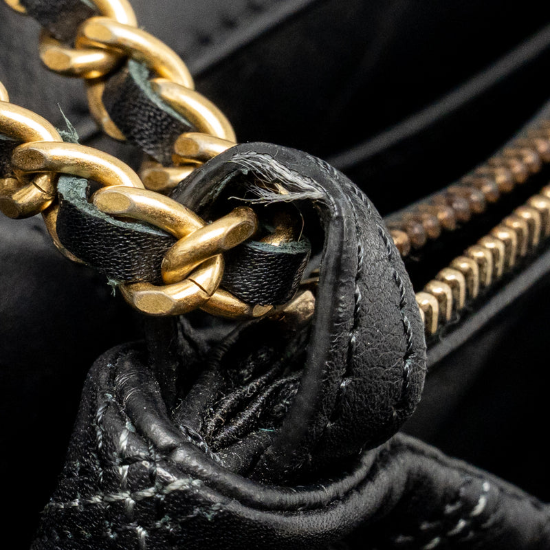 Chanel Thin City Flap Bag Lambskin Black GHW