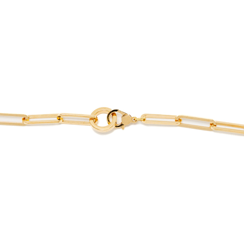 Hermes Kelly Chain Chocker/Double Bracelet yellow Gold, Diamonds