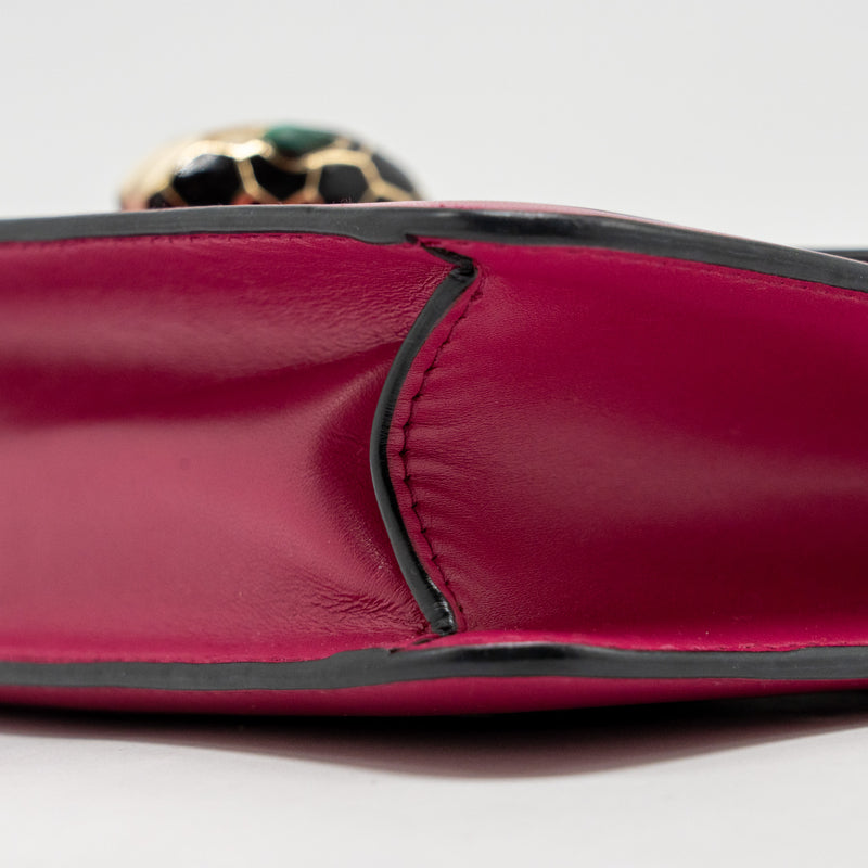 Bvlgari Serpenti Forever Crossbody Bag Calfskin Hot Pink LGHW